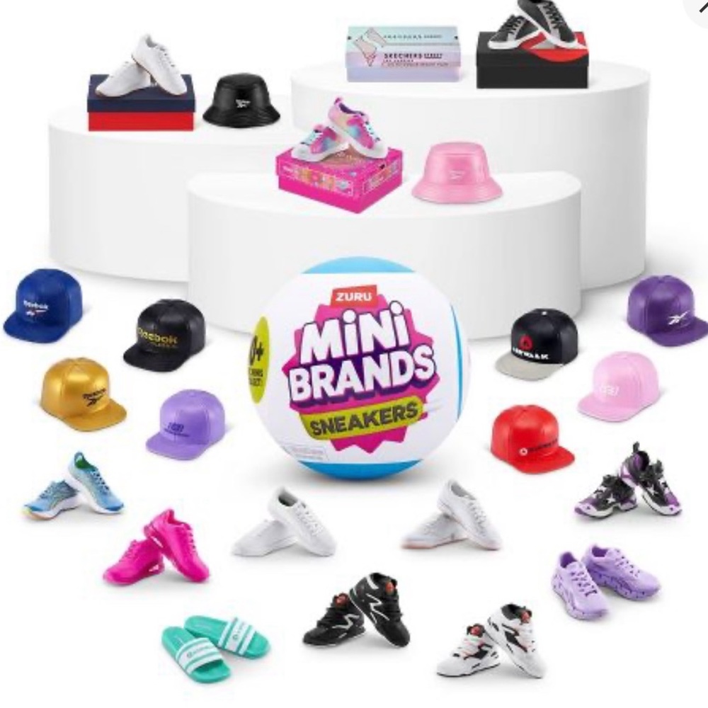 5 Surprise Sneaker Mini Brands Series 1- Brand New